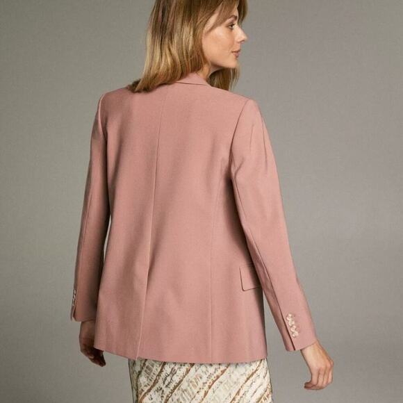 Babaton Aritzia NWT Mauve Pink Oversized Leonard Blazer Size 00 - Picture 4 of 12